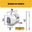 Aspirador Pet Premium Silencioso para Tosa e Escova de Pelagem Grossa