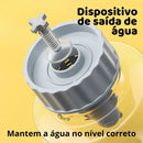 Comedouro e Bebedouro Automático Elevado Pet para Cães e Gatos Cor Amarelo