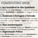 Comedouro e Bebedouro Pet em Inox 900ml para Ração e Água