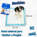 Tapete Higiênico Gel Premium para Cães 60x55cm 30 Unidades Ultra Absorção