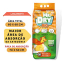 Tapete Higiênico Mr Dry Big Super Absorvente 80x60cm 30 Unidades