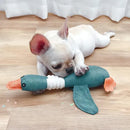 Brinquedo de Pelúcia Pet Resistente para Cães Médio e Grande Porte Cor Marrom