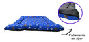 Cama Pet Colchonete Lavável com Zíper para Cachorro e Gato Cor Azul
