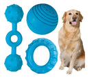 Kit 3 Mordedores Pet Maciços para Cachorros de Grande Porte Azul