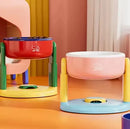 Comedouro Pet Regulável com 3 Níveis de Altura e Ventosa para Cães e Gatos