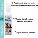 Kit Higiene Bucal Pet Creme Dental Spray Bucal e Escova Sabor Tutti Frutti