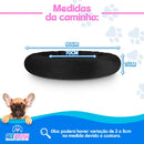 Cama Pet Redonda GG de Pelúcia Preta Confortável Para Cães e Gatos