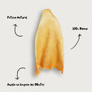 Kit 4 Mordedores Naturais Orelha Bovina para Cães Petisco Natural