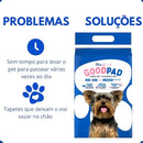 Tapete Higiênico Good Pad para Cães e Gatos 60x60cm 30 Unidades