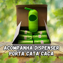 Kit 30 Refil Cata Caca Biodegradável 450 Saquinhos para Pets Verde Claro