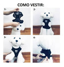 Peitoral com Guia para Gatos Tamanho P Vermelho Conforto e Segurança