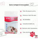 Tapete Higiênico Ultra Pad Super Absorvente 30 Unidades 60x60cm