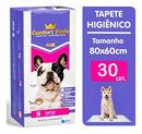 Tapete Higiênico Confort Pads Branco 80x60cm com 30 Unidades