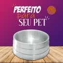 Kit com 2 Vasilhas Pet Pesadas para Ração e Água Médio e Grande