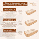 Cama Pet Retangular Estampada e Lavável para Cães e Gatos Tamanho M