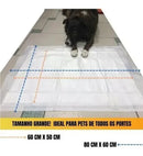 Tapete Higiênico K9 Super Absorvente Para Cães e Gatos 80x60cm 30 Unidades