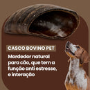 Mordedor Natural de Casco de Boi 6un Petisco para Cães Bovino