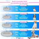 Caminha Pet Redonda de Pelúcia Macia para Cães e Gatos Rosa Aleplush