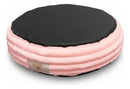 Cama Pet Nuvem Redonda 50cm Super Macia para Cachorro e Gato Rosa Bebê