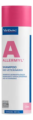 Shampoo Dermatológico Allermyl Virbac 250ml para Cães e Gatos