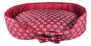 Cama Pet Grande 70x50cm Confortável para Cães e Gatos Cor Pink