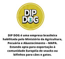 Kit 10 Mordedores Naturais de Orelha Bovina para Cachorro Dip Dog