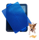 Kit 2 Sanitários Caninos para Xixi com Tapete Higiênico para Cães