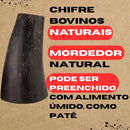 Kit Mordedor Natural para Cães com 2 Cascos de Boi e 2 Chifres Bovinos