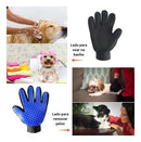 Luva Magnética Removedora de Pelos para Pets Cães e Gatos Cor Azul