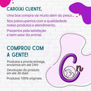 Kit com 2 Potes Pet em Alumínio Pesado Polido 700ml para Cães Pequenos