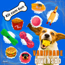 Kit 6 Brinquedos Mordedores para Filhotes de Cachorro Pet
