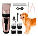 Kit Máquina de Tosa Pet Profissional Recarregável para Cães e Gatos