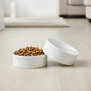 Kit com 2 Comedouros e Bebedouros em Porcelana 300ml para Cães Pequenos