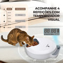 Alimentador Pet para Ração Úmida Mantém Fresca para Cães e Gatos