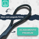 Guia Unificada com Enforcador 1,5 Metros para Adestramento de Cães Preto