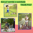 Guia Coleira Pet Mãos Livres para Passeio e Corrida Hands Free