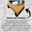 Comedouro Pet Elevado com 2 Tigelas Inox Tamanho G Cor Madeira