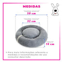 Cama Nuvem para Gatos Pet Soft Redonda 50x50cm Super Conforto Tabaco
