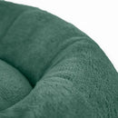 Caminha Nuvem Pet Redonda 50cm Ninho Soft para Gatos Verde Musgo