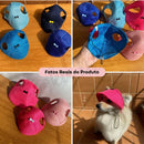 Boné Pet com Viseira para Cães e Gatos Macho e Fêmea