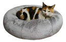 Cama Pet de Pelúcia Redonda 50x50 para Cães e Gatos Super Conforto