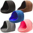 Cama Iglu Pet Grande Casinha Confortável para Cachorros e Gatos Azul