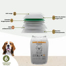 Tapete Higiênico Descartável para Cães 60x55cm 30 Unidades Super Absorção