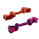 Kit Brinquedo Mordedor de Corda Fio Dental Pet para Cães Pequenos