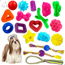 Kit 8 Mordedores Pet Maciços Big Bull para Cachorro Pequeno Diversão Garantida