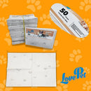 Jornal Higiênico para Pets e Gatos Kit com 6 Pacotes 50 Folhas Cada