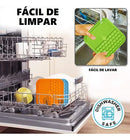 Tapete de Lamber Pet para Alimentação Lenta com Ventosa Cor Verde