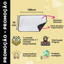 Kit 3 Tapetes Higiênicos Gigantes para Cães 100x70cm com Lona