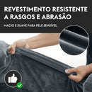 Cama Pet Grande Sofá Luxo Ortopédica com Suporte Cervical Impermeável