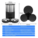 Dispensador Automático de Ração Newpet 5L para Cães e Gatos Preto